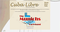 Desktop Screenshot of cubalibreband.de